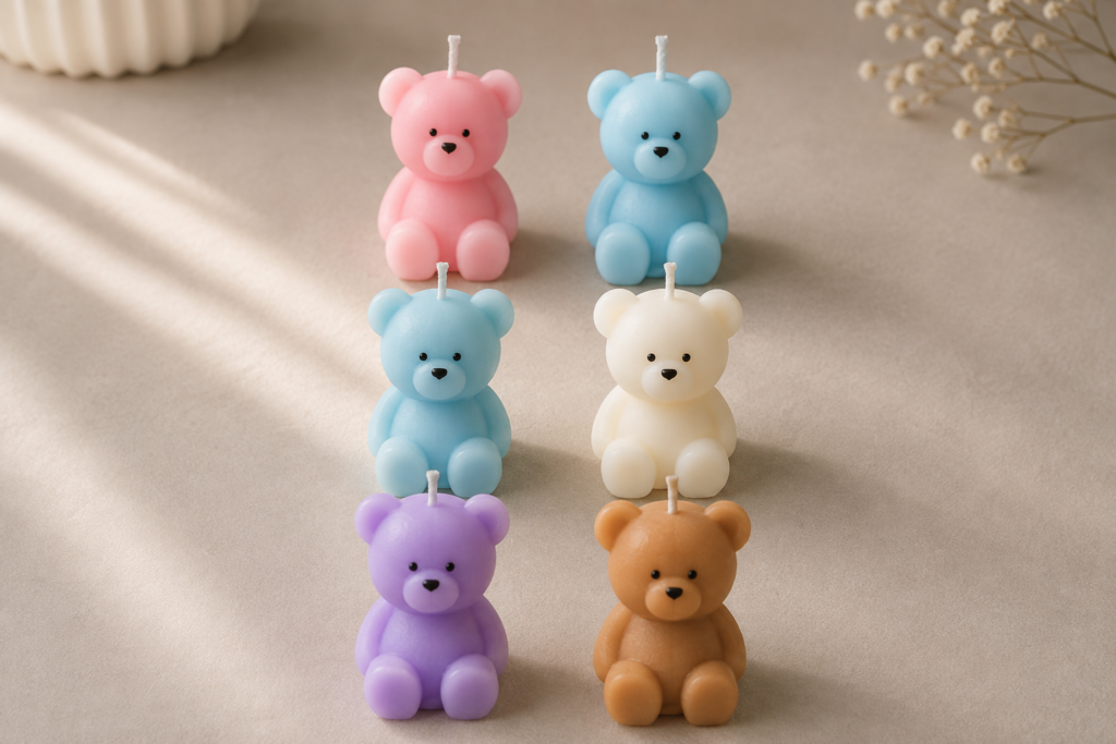 Mini Teddy Bear Scented Candle